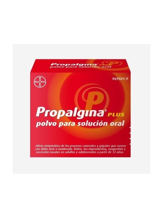 PROPALGINA PLUS POLVO PARA SOLUCIÓN ORAL, 10 SOBRES